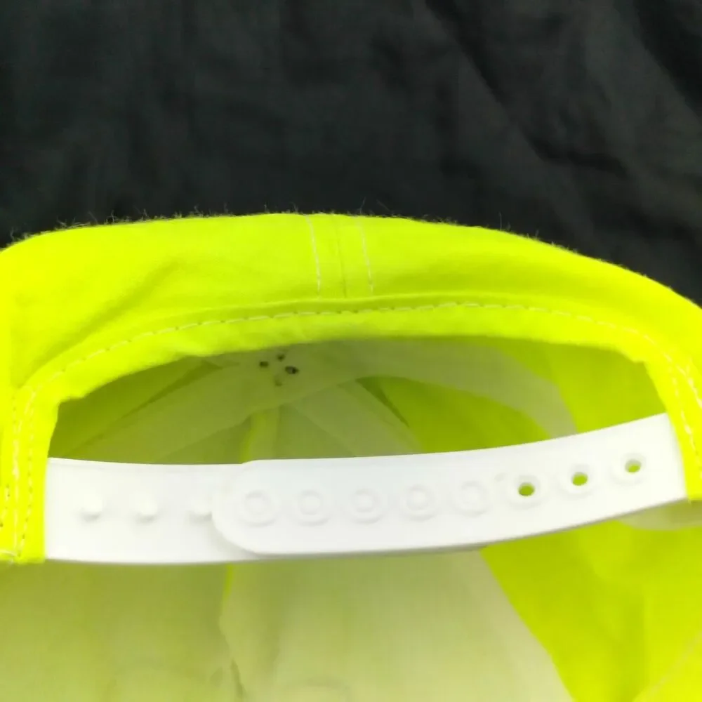 John Deere Hat Baseball Cap Men's Adjustable Neon Yellow K-Products USA